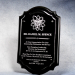 Scalloped Edge Plaque With Floating Acrylic Plate - AAA - Scalloped Edge Plaque With Floating Acrylic Plate