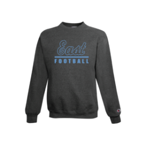 East Football Charcoal Heather Crewneck Sweatshirt 