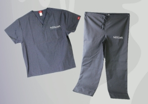 Scrub Tops & Bottoms - Gray 