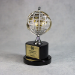 Silver And Gold Globe On Black Base - AAA - Silver And Gold Globe On Black Base