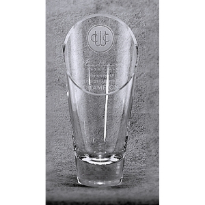 Slant Top Glass Vase 