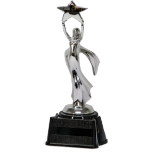 Small Modern Victory With Star Figure On Base 