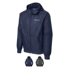 Sport-Tek® Embossed Hooded Wind Jacket 