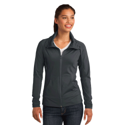 Sport-Tek Ladies Sport-Wick Stretch Full-Zip Jacket 