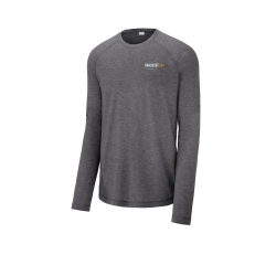 Sport-Tek ® PosiCharge ® Long Sleeve Tri-Blend Wicking Raglan Tee 