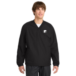 Sport-Tek® V-Neck Raglan Wind Shirt - Unisex Sizing 