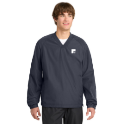 Sport-Tek® V-Neck Raglan Wind Shirt - Unisex Sizing 