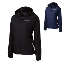 Sport-Tek® Womens Colorblock Hooded Raglan Jacket 