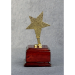 Star Performer Gold Star On Rosewood Base - AAA - Star Performer Gold Star On Rosewood Base