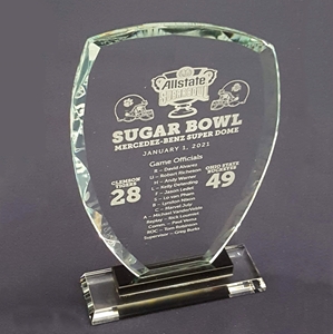 Sugar Bowl Championship Memento - Acrylic 