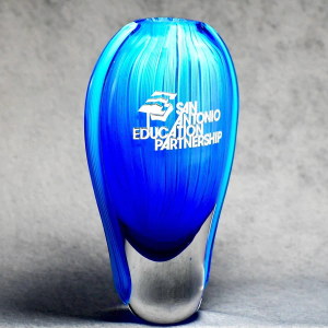 Teardrop Crystal Vase 