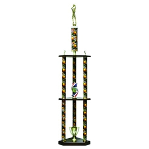 Three-Tier Three Pillar Trophy 