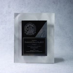 Two-Level Digitally Printed Plaque 