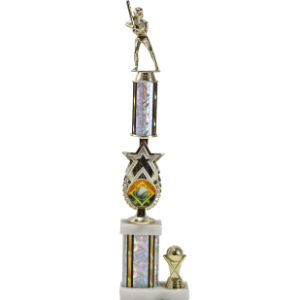 Two-Tier Trophy With Star Riser 