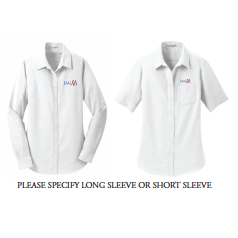 Womens White Poplin 