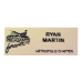 Gold Name Badge - PHF-ENNB, QAF-ENNB