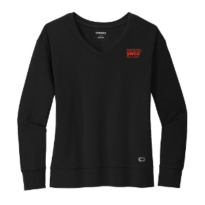 Ladies Luuma Flex Long Sleeve V-Neck 