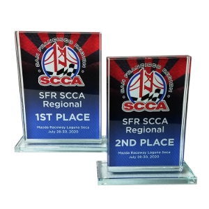 Full Color, Rectangle, Jade Glass Award 