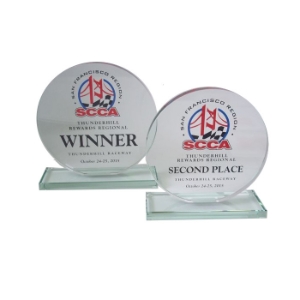 Jade Glass Circle Award - Full Color 