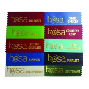 HOSA Custom Event Ribbons - Vertical & Horizontal 